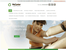 Tablet Screenshot of mccarterhealthcenter.com